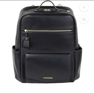 TWELVELITTLE  PEEK-A-BOO DIAPER BAG BACKPACK IN BLACK